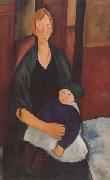 Amedeo Modigliani Maternite (mk38) USA oil painting artist